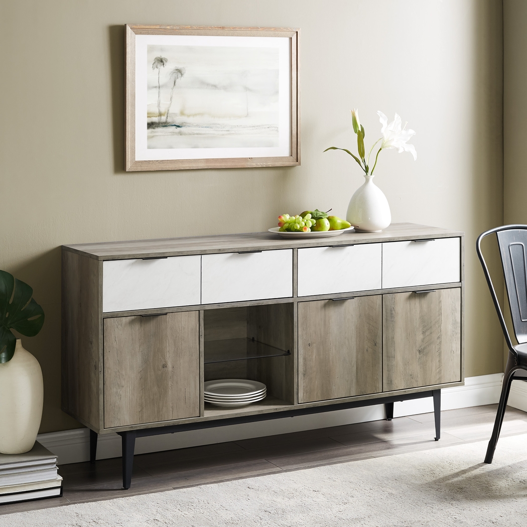 Rimmele Gray Sideboard - Thumbnail - Image 5