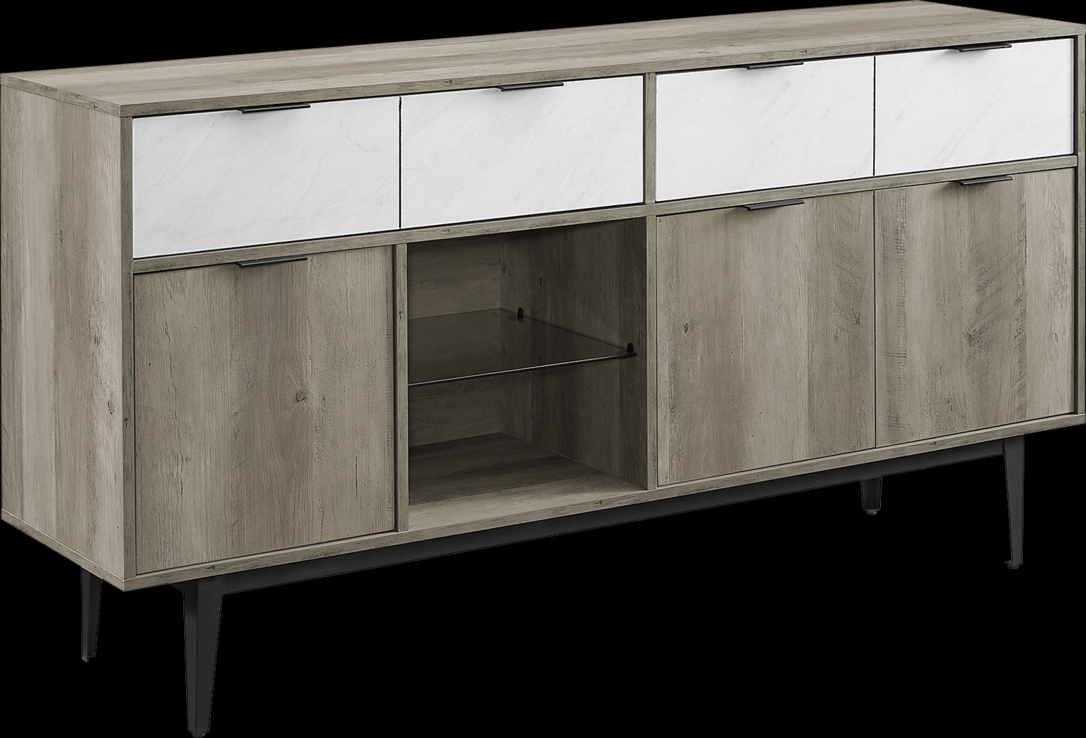 Rimmele Gray Sideboard - Thumbnail - Image 1