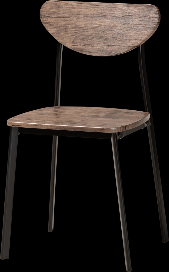 Rinearson Brown Side Chair, Set of 4 - Thumbnail - Image 3