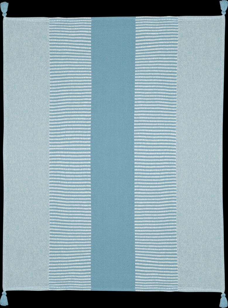 Ringdover Blue Throw Blanket - Thumbnail - Image 1