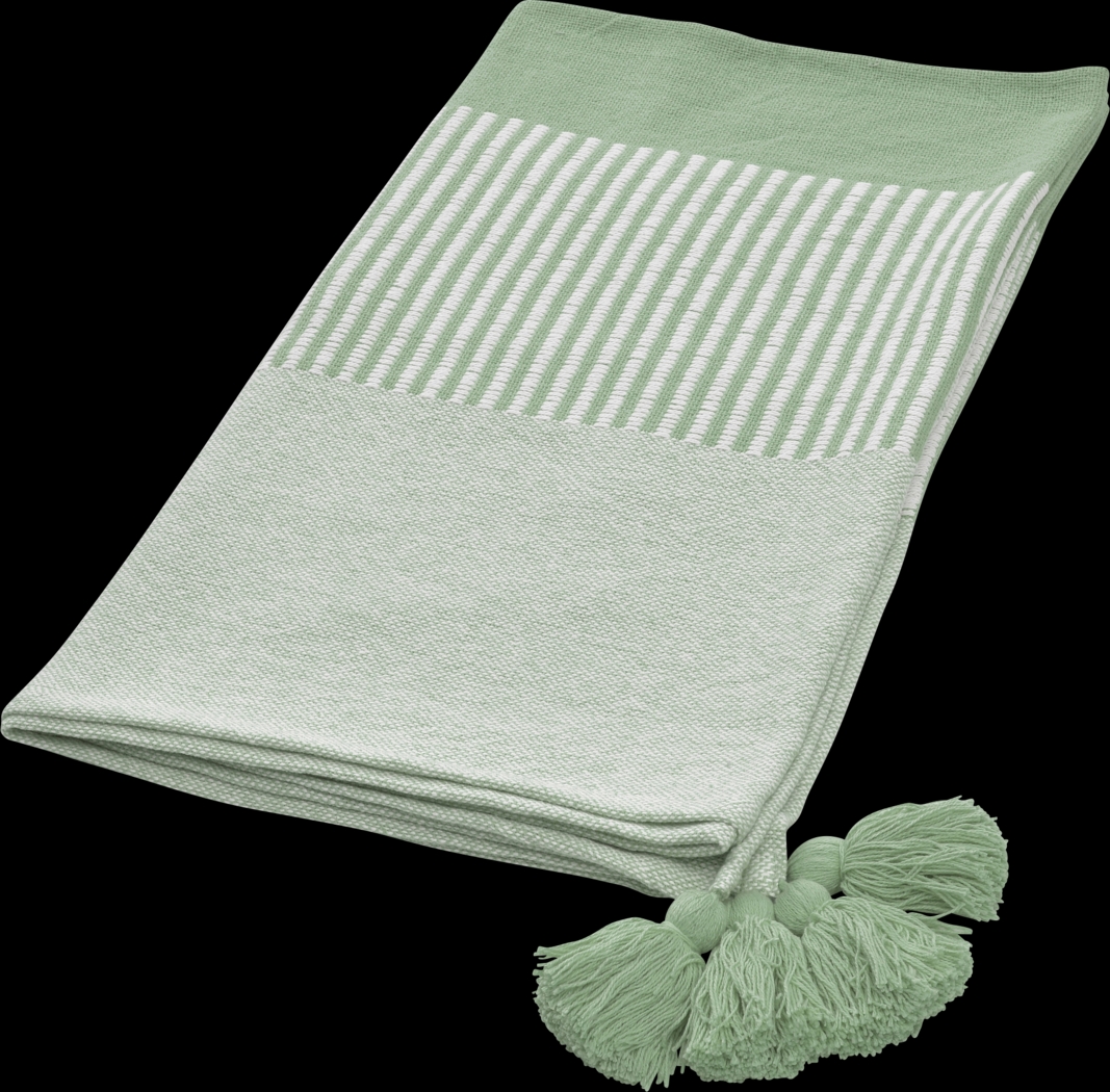 Ringdover Green Throw Blanket - Thumbnail - Image 2