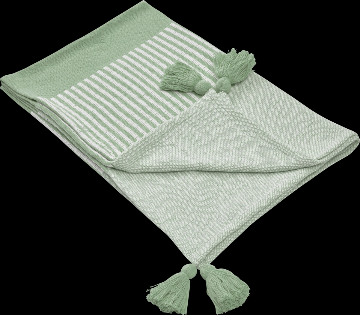 Ringdover Green Throw Blanket - Thumbnail - Image 3