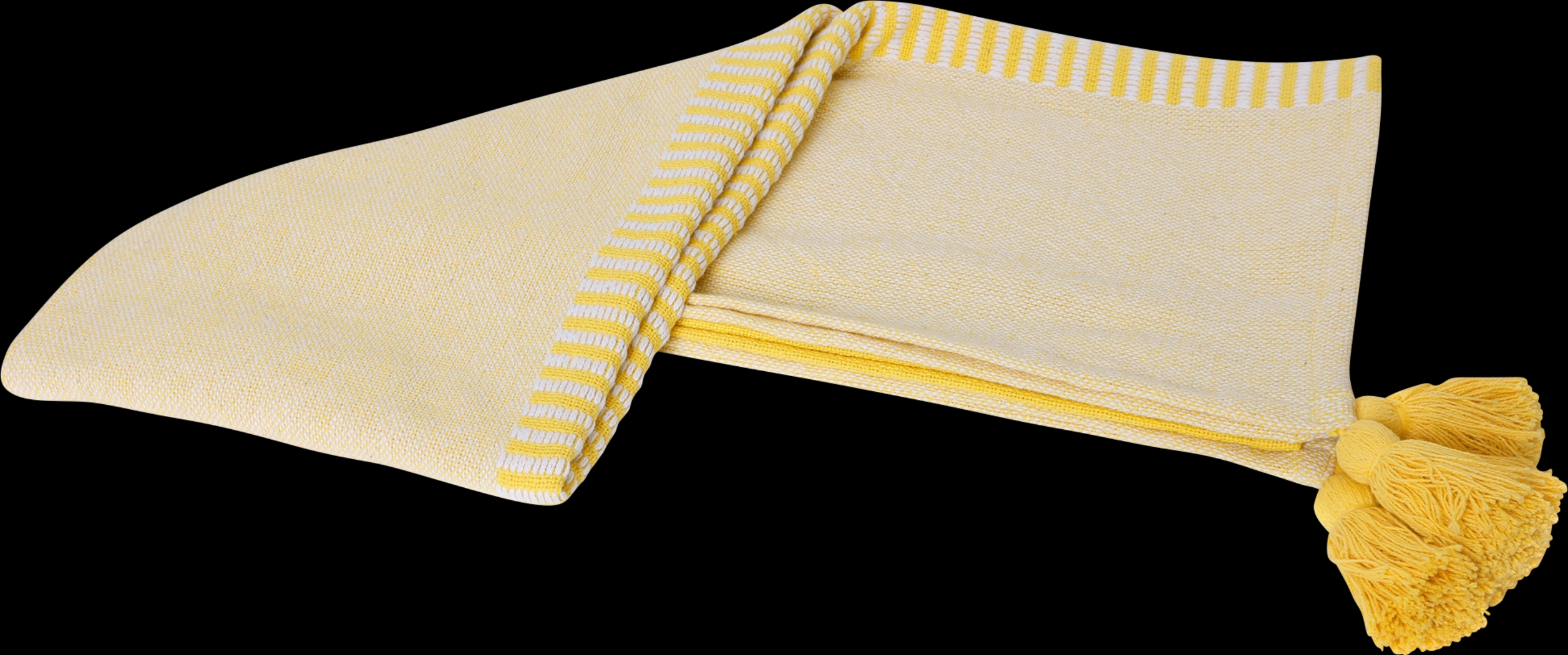 Ringdover Yellow Throw Blanket - Thumbnail - Image 4