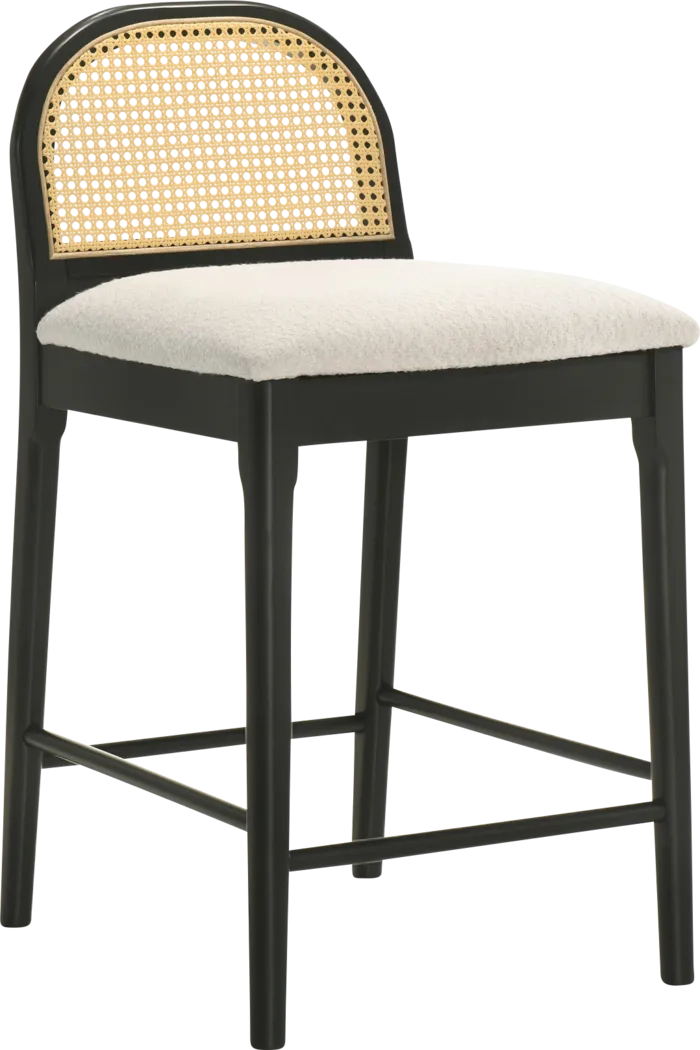 Ringgate Black Counter Height Stool - Thumbnail - Image 1