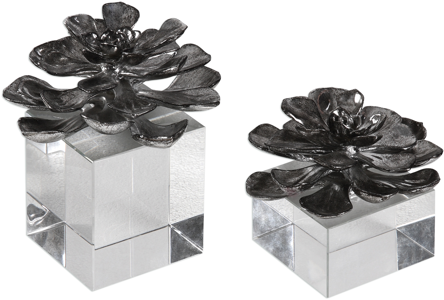 Rinita Silver Sculpture, Set of 2 - Thumbnail - Image 2