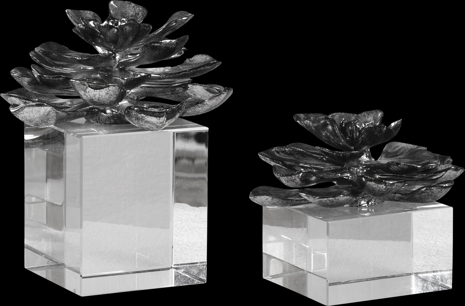Rinita Silver Sculpture, Set of 2 - Thumbnail - Image 1