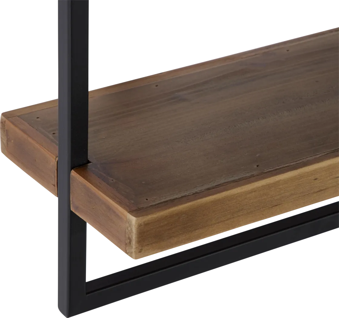 Rinoa Brown Wall Shelf - Thumbnail - Image 3