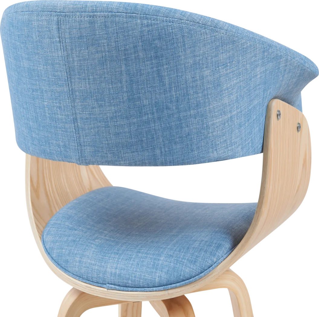Rinoex Blue Arm Chair - Thumbnail - Image 4