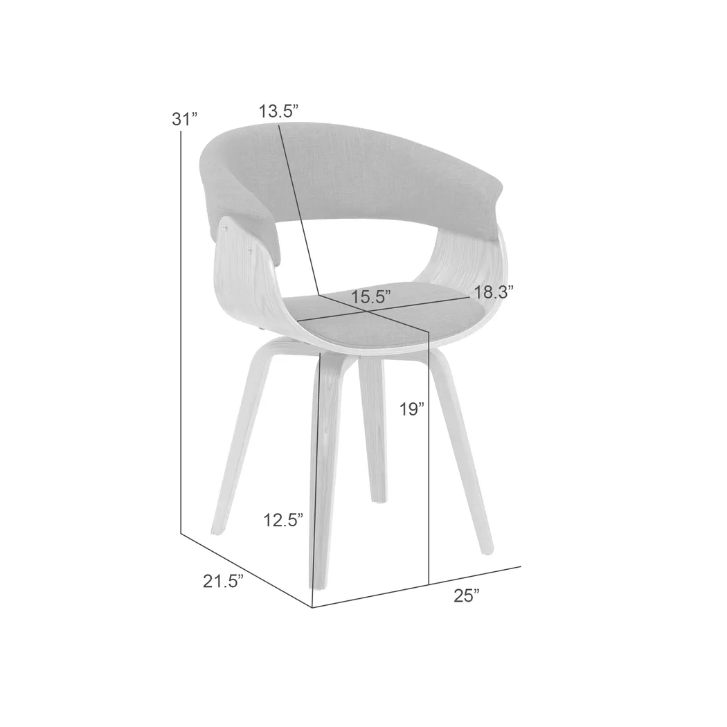Rinoex Gray Arm Chair - Thumbnail - Image 7