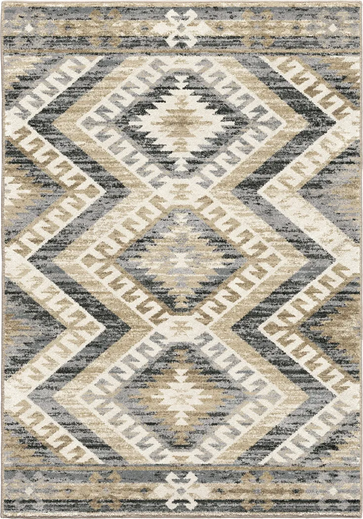 Rio Rancho Beige 7'10 x 10'10 Rug - Thumbnail - Image 1