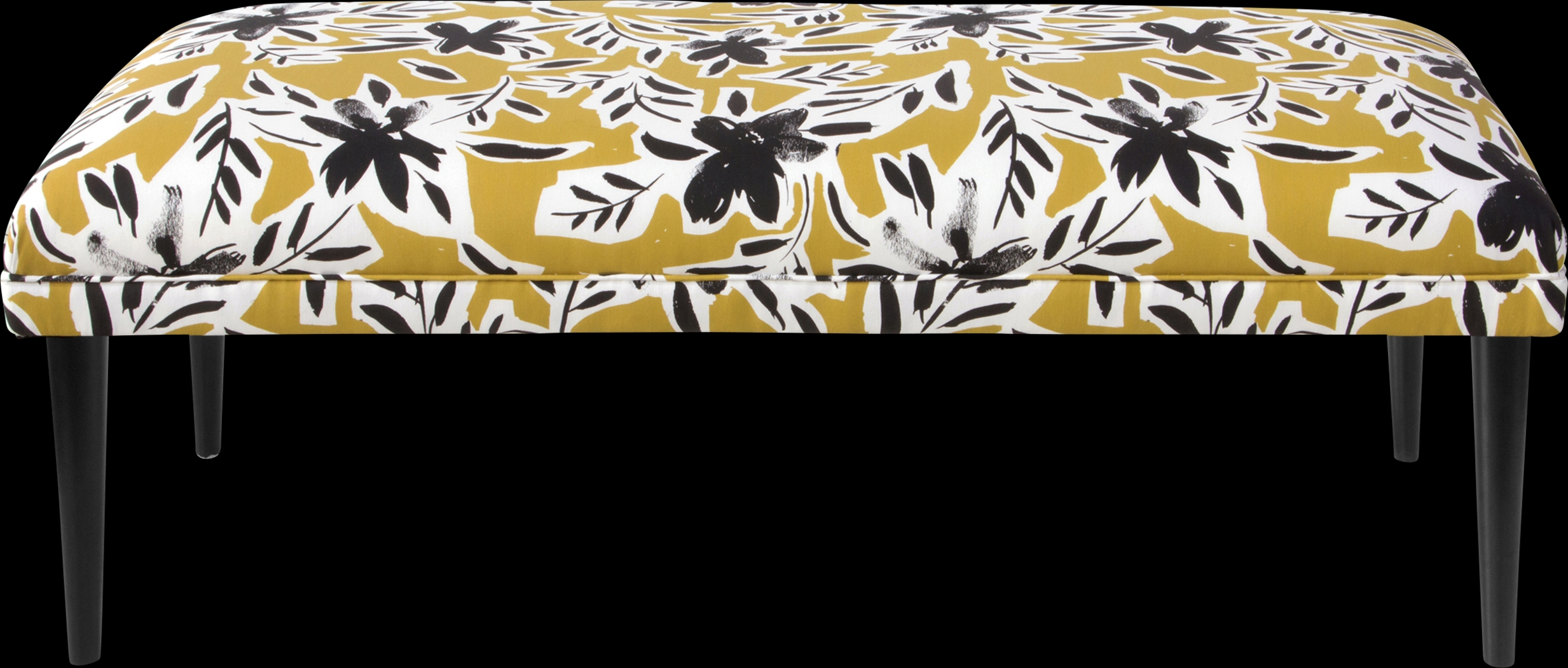 Riona Yellow Accent Bench - Thumbnail - Image 2