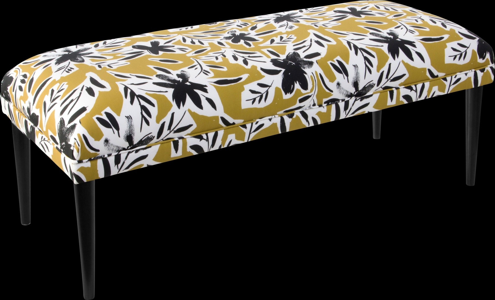 Riona Yellow Accent Bench - Thumbnail - Image 1