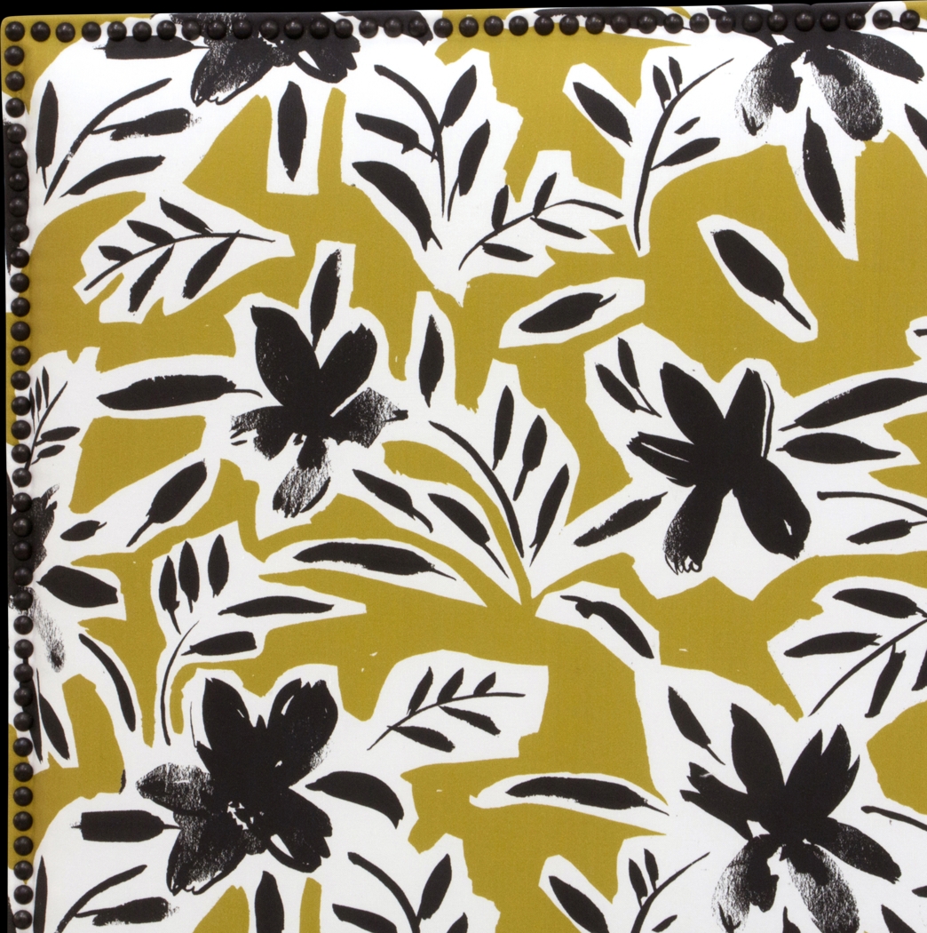 Riona Yellow Queen Upholstered Headboard - Thumbnail - Image 4