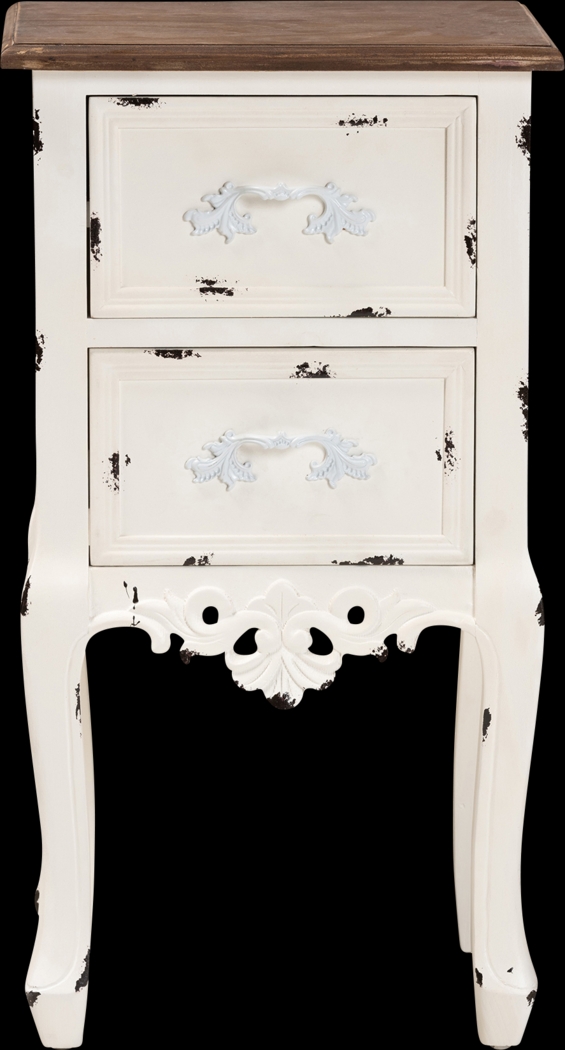 Ripplewood White Nightstand - Thumbnail - Image 3