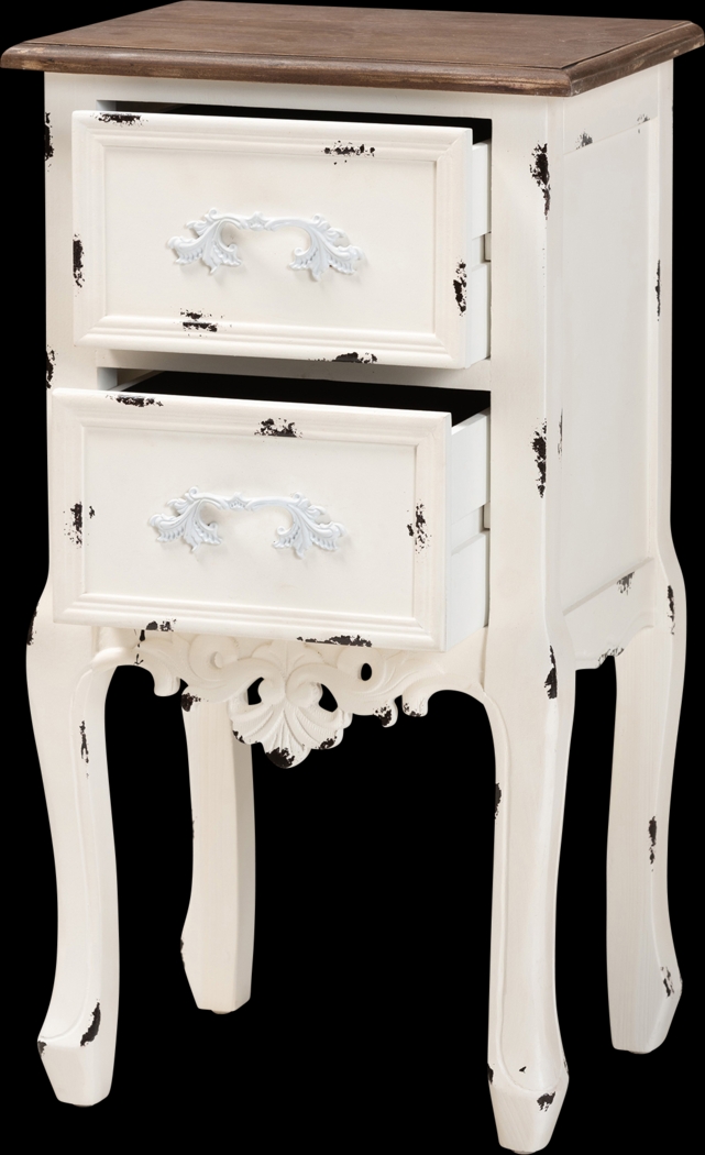 Ripplewood White Nightstand - Thumbnail - Image 5