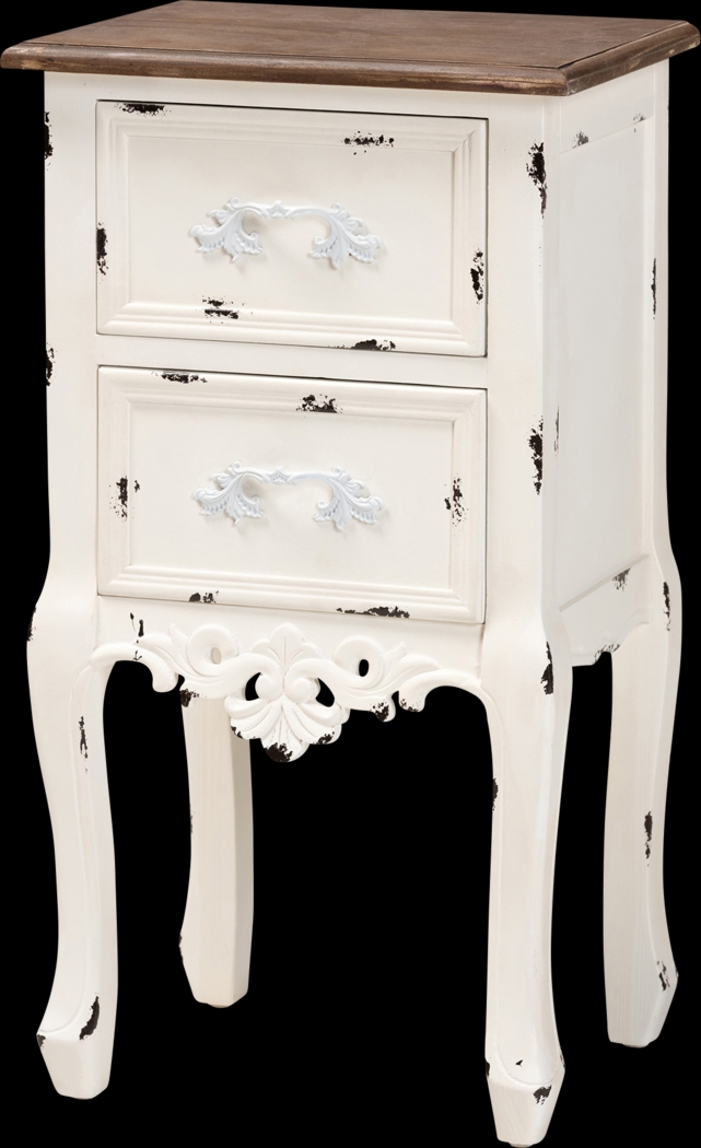 Ripplewood White Nightstand - Thumbnail - Image 1
