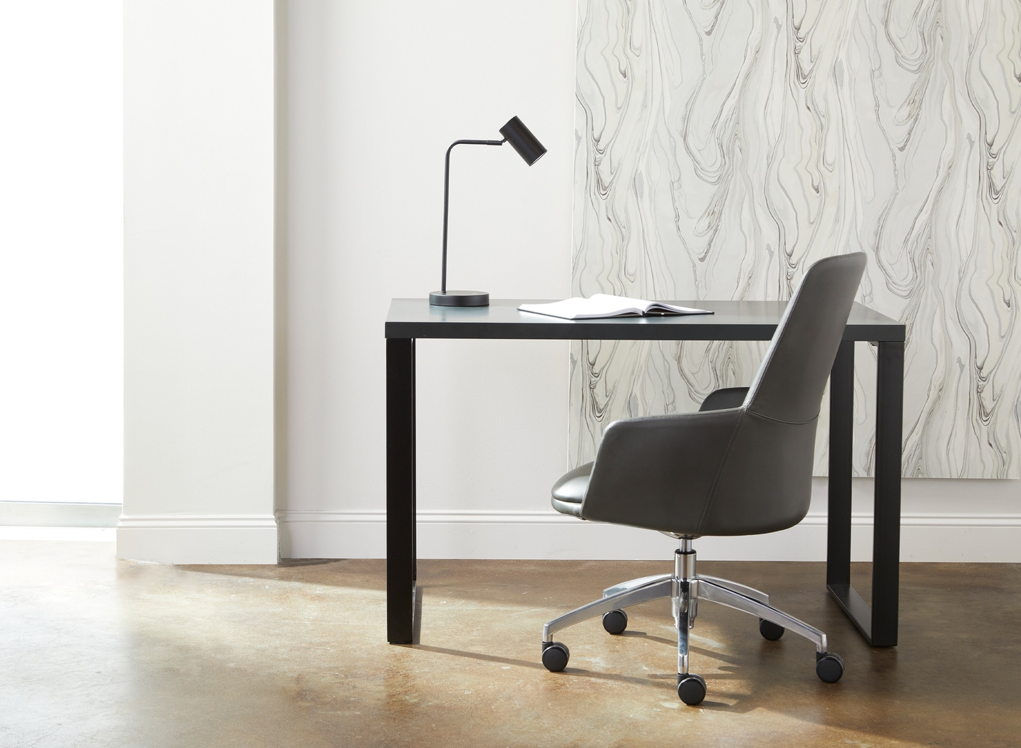 Rippondon Black Desk - Thumbnail - Image 2