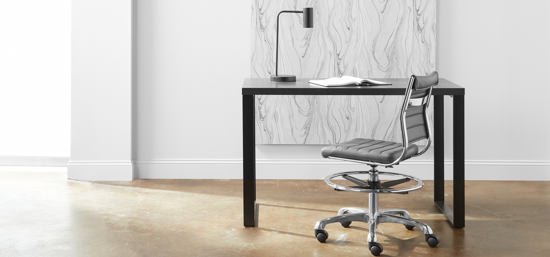 Rippondon Black Desk - Thumbnail - Image 3