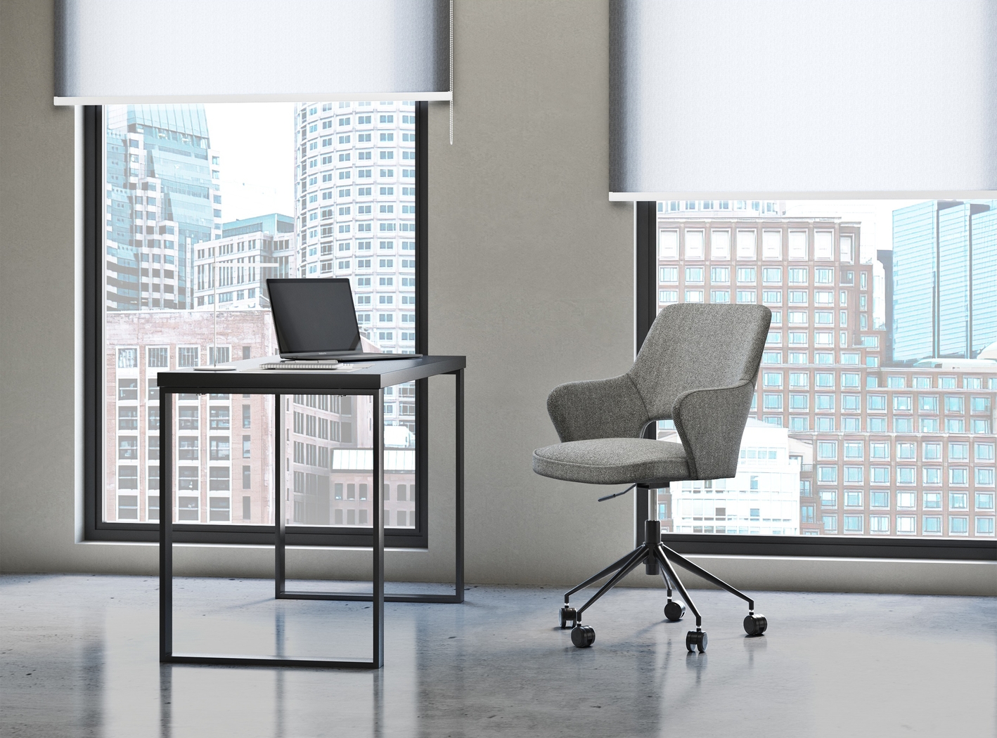 Rippondon Black Desk - Thumbnail - Image 4