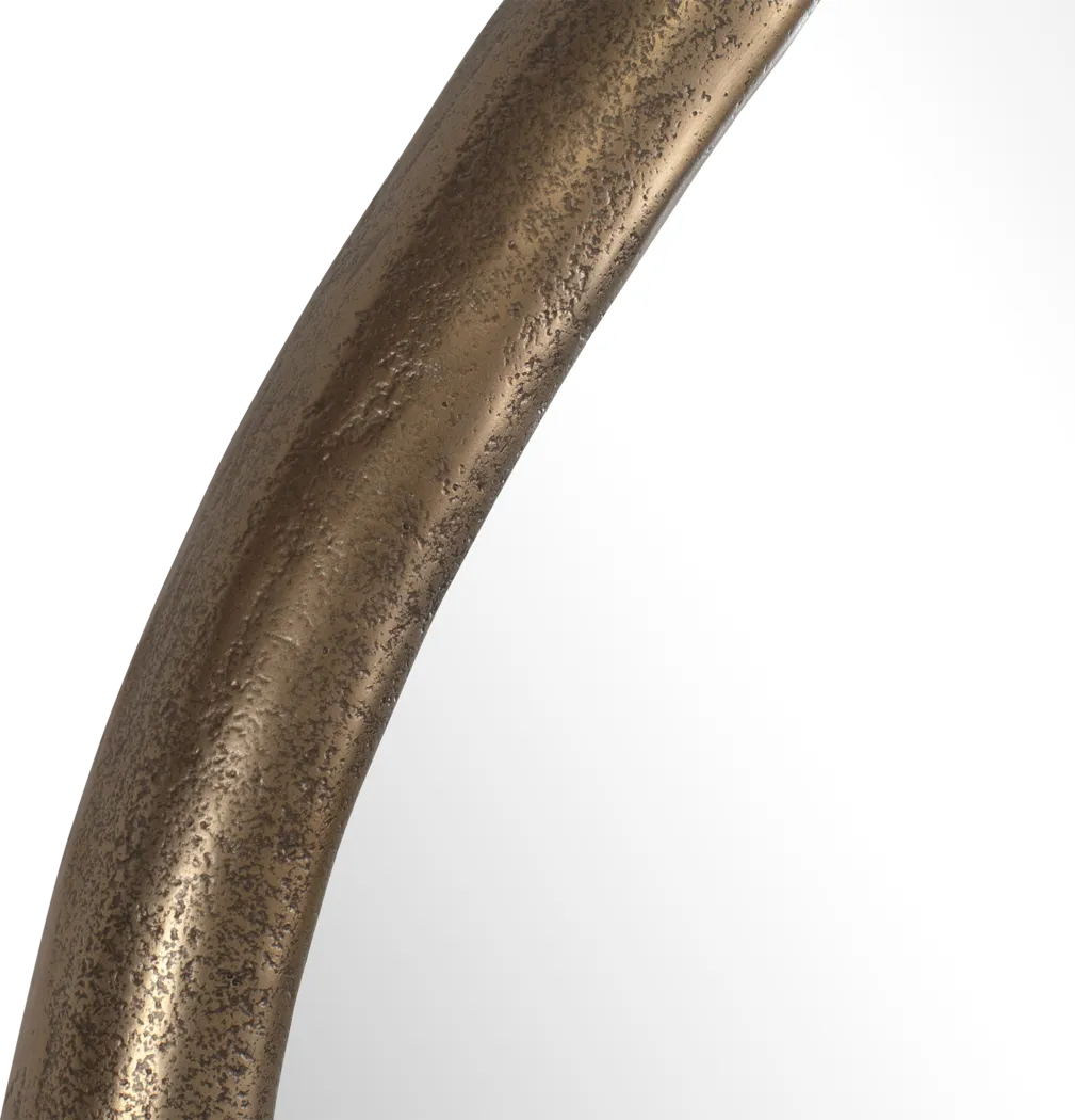 Rirna Brass Indoor/Outdoor Mirror - Thumbnail - Image 2