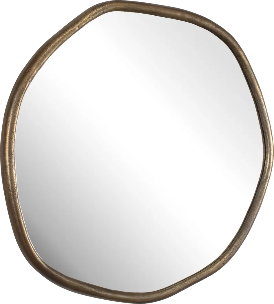 Rirna Brass Indoor/Outdoor Mirror - Thumbnail - Image 3