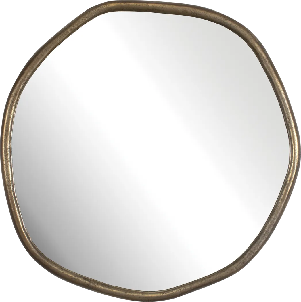 Rirna Brass Indoor/Outdoor Mirror - Thumbnail - Image 1