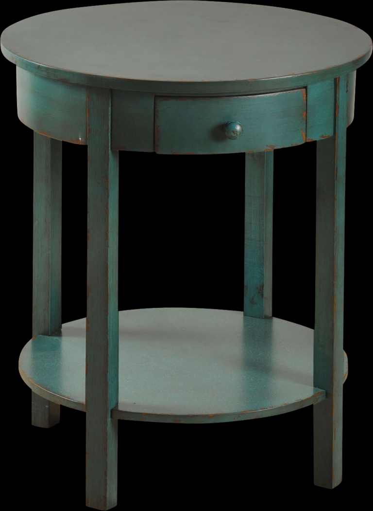 Risley Blue Side Table - Thumbnail - Image 1