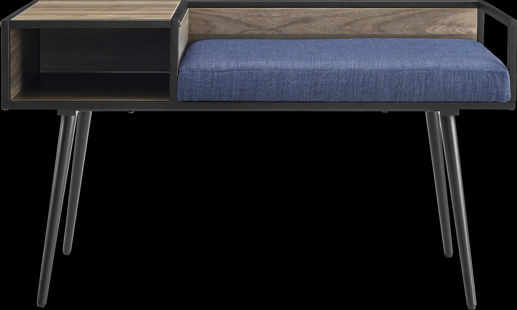 Rison Blue Accent Bench - Thumbnail - Image 2