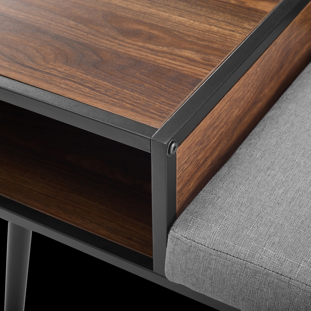 Rison Gray Accent Bench - Thumbnail - Image 3