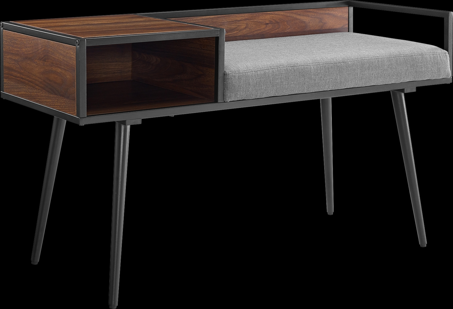 Rison Gray Accent Bench - Thumbnail - Image 1