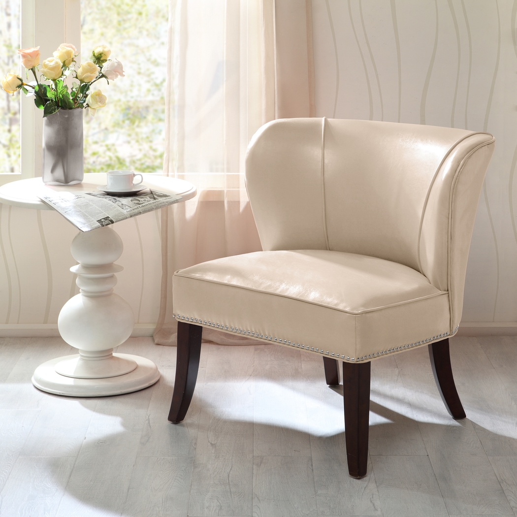 Ristina Ivory Accent Chair - Thumbnail - Image 5