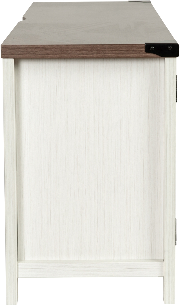 Rithera White 59 TV Console - Thumbnail - Image 2