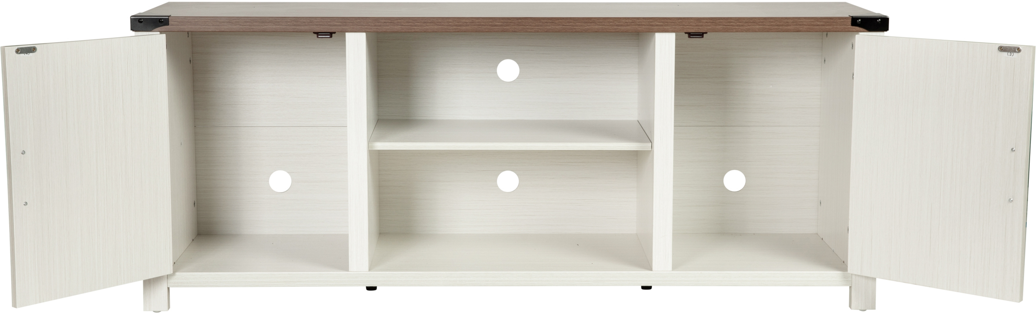 Rithera White 59 TV Console - Thumbnail - Image 5