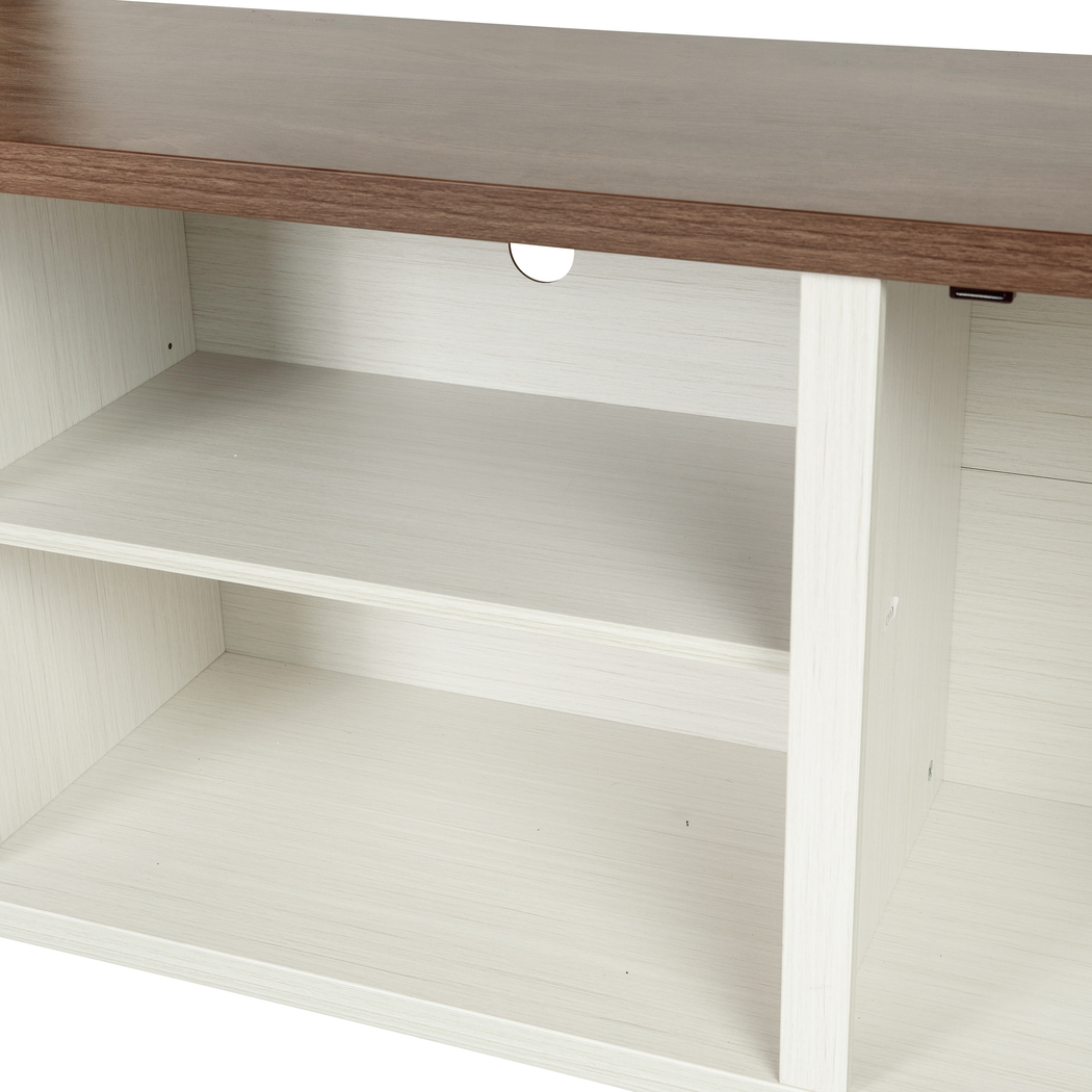 Rithera White 59 TV Console - Thumbnail - Image 7