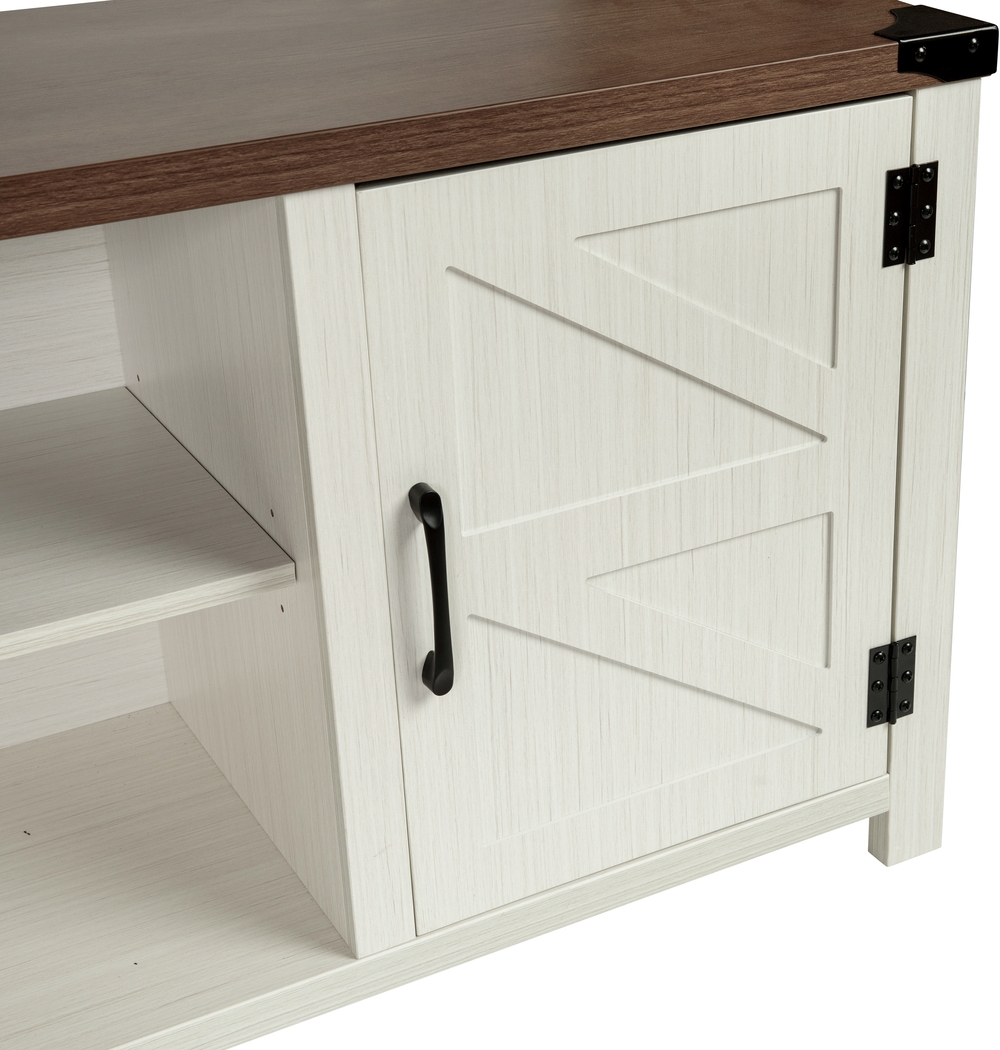 Rithera White 59 TV Console - Thumbnail - Image 8