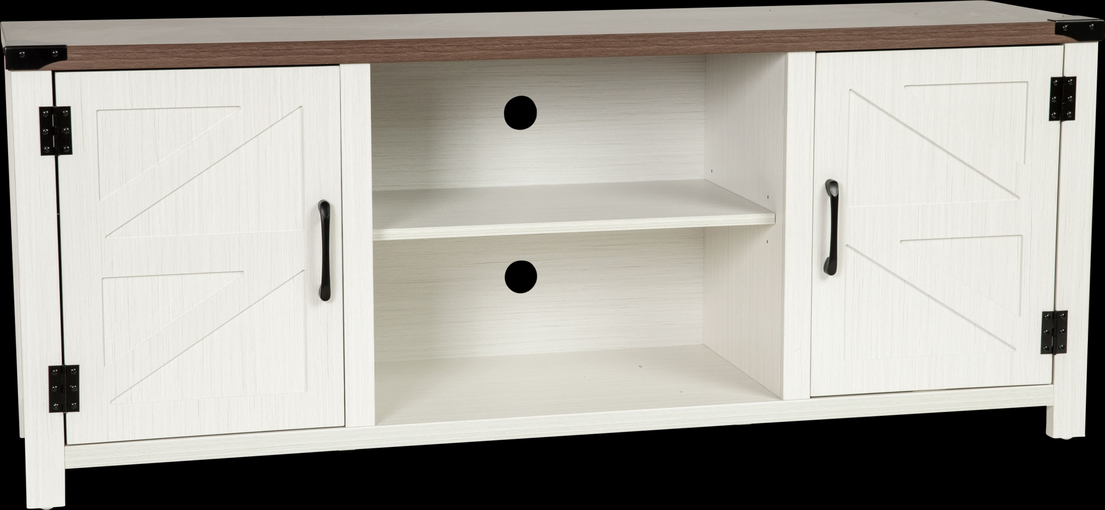 Rithera White 59 TV Console - Thumbnail - Image 1