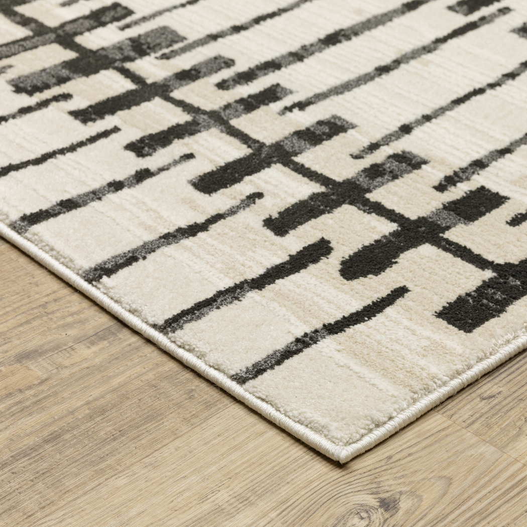 Ritho Ivory 7'10 x 10'10 Rug - Thumbnail - Image 3
