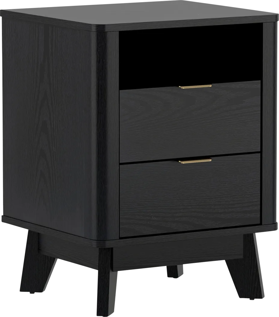 Ritim Black Nightstand - Image 5