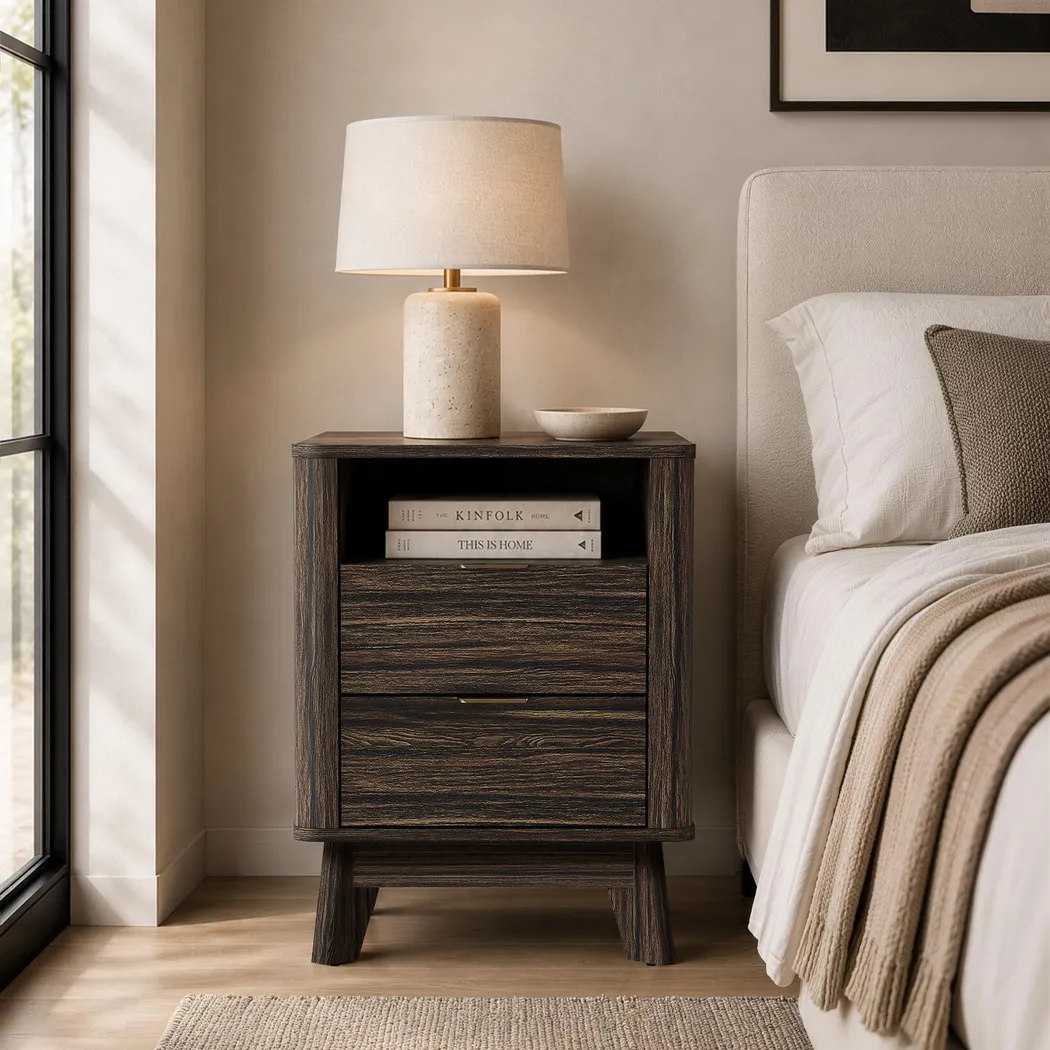 Ritim Walnut Nightstand - Image 2