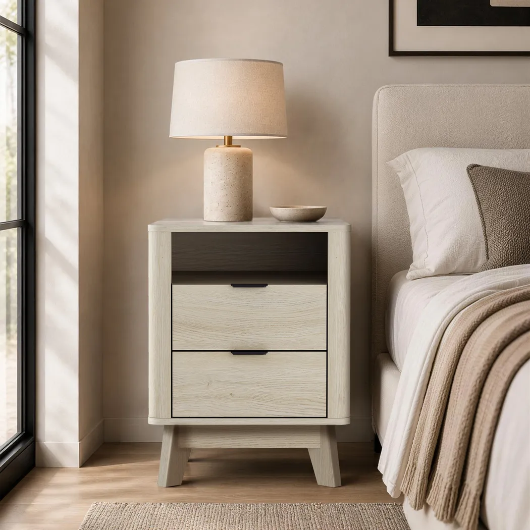 Ritim Whitewash Nightstand - Image 3