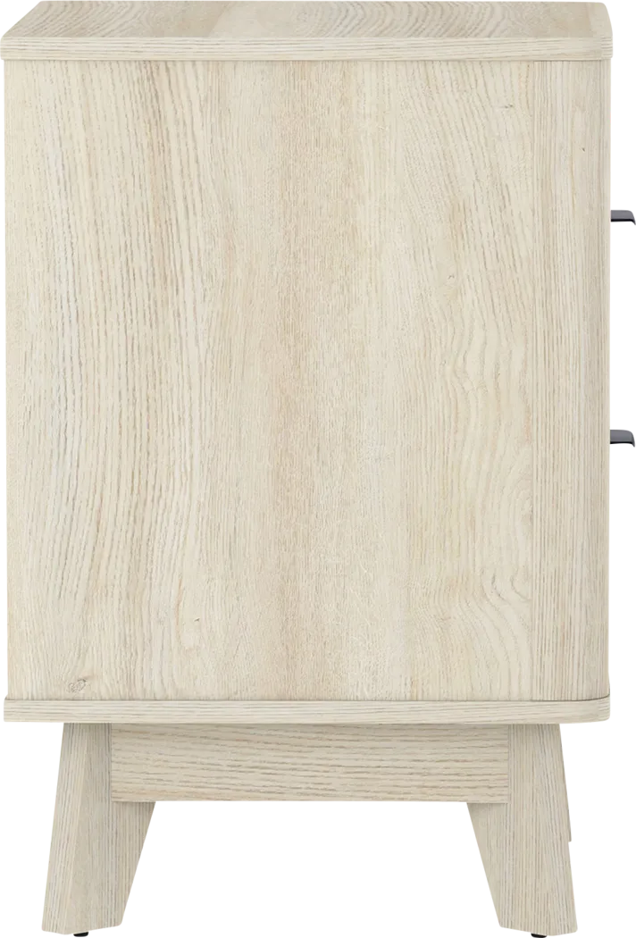 Ritim Whitewash Nightstand - Image 4