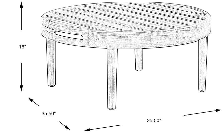 Dimension Image. Please refer to the Dimension Tab on this page for dimension details.