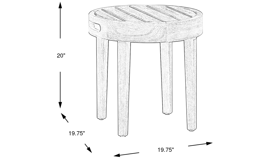 Dimension Image. Please refer to the Dimension Tab on this page for dimension details.
