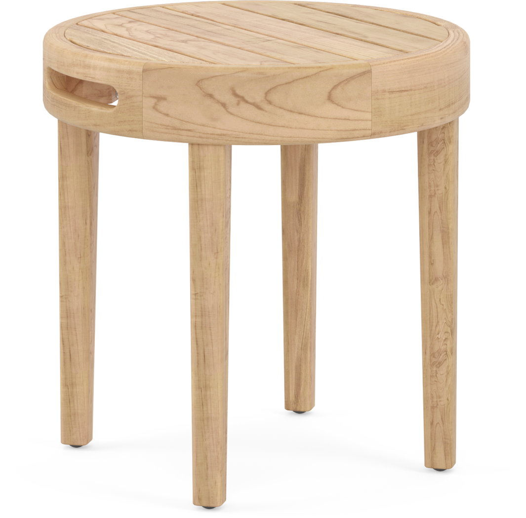 Riva Blonde 7 Pc Outdoor Seating Set with White Cushions - Thumbnail - Image 11