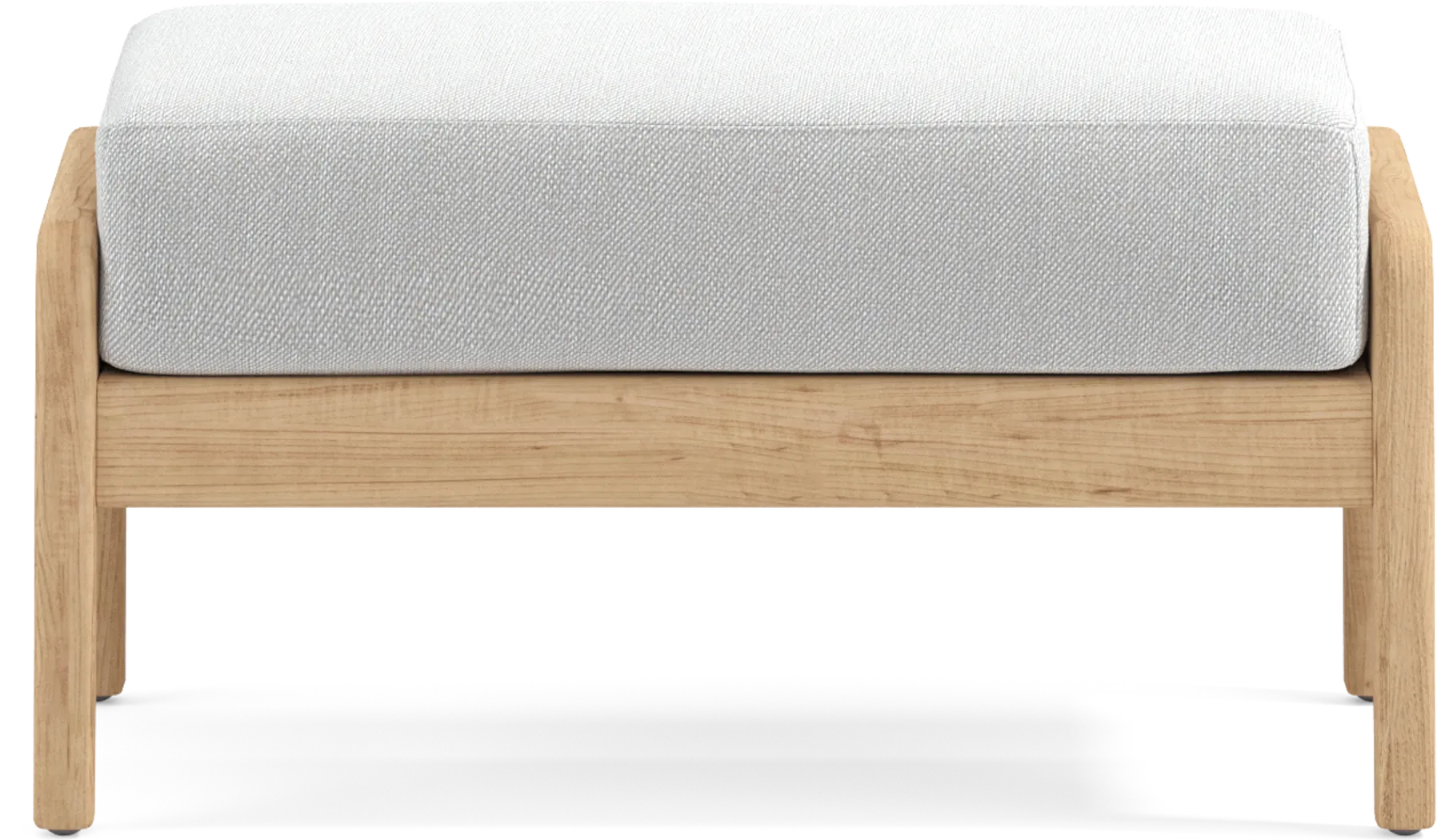 Riva Blonde 6 Pc Outdoor Loveseat Seating Set with Dove Cushions - Thumbnail - Image 9