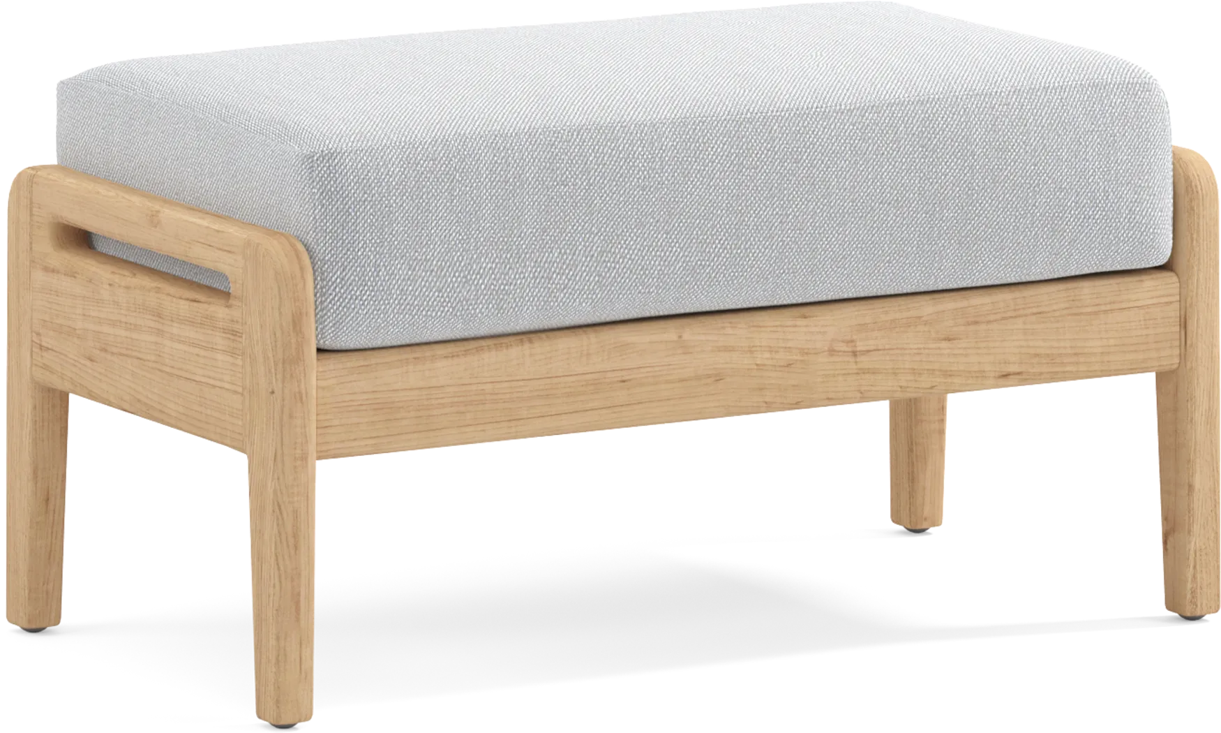 Riva Blonde 6 Pc Outdoor Loveseat Seating Set with Slate Cushions - Thumbnail - Image 8