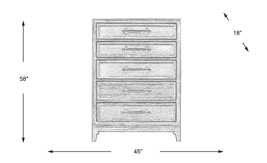 Dimension Image. Please refer to the Dimension Tab on this page for dimension details.