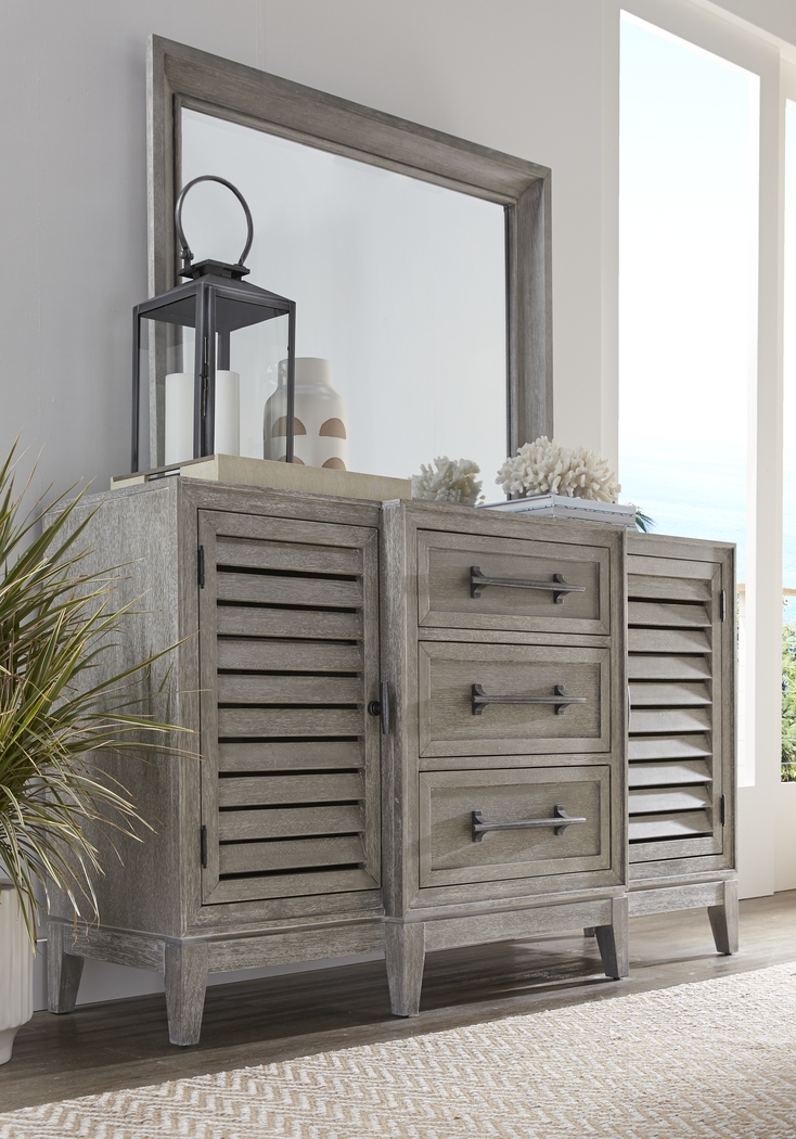 River Falls Light Gray Dresser - Thumbnail - Image 2