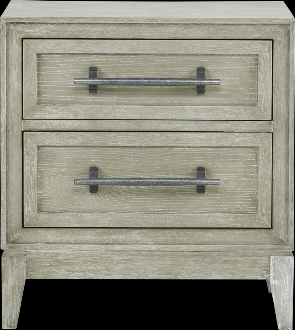 River Falls Light Gray Nightstand - Thumbnail - Image 1