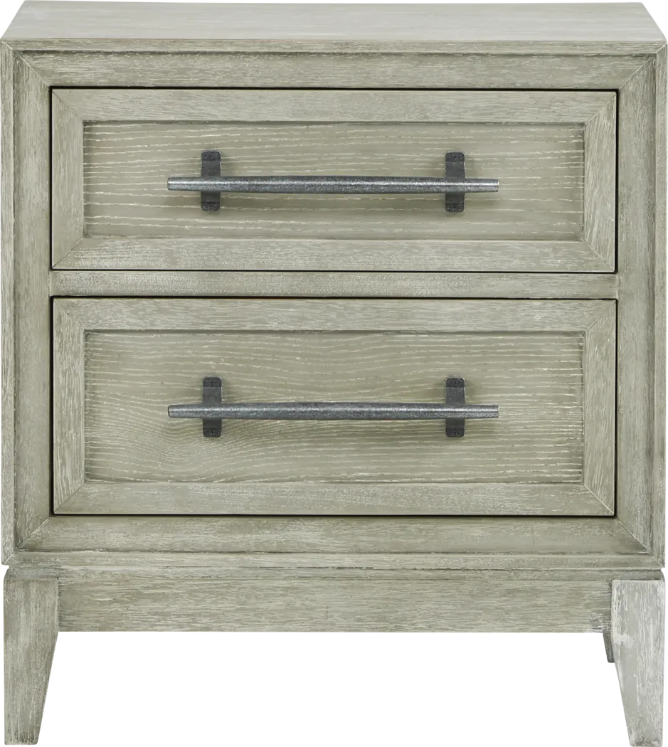 River Falls Light Gray 7 Pc Queen Slat Bedroom - Thumbnail - Image 9